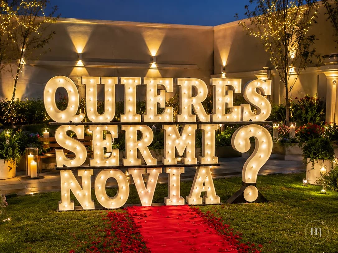 ¿Quieres ser mi novia? montado